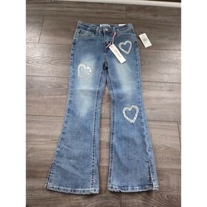 Vigoss girl's heart jeans size 6